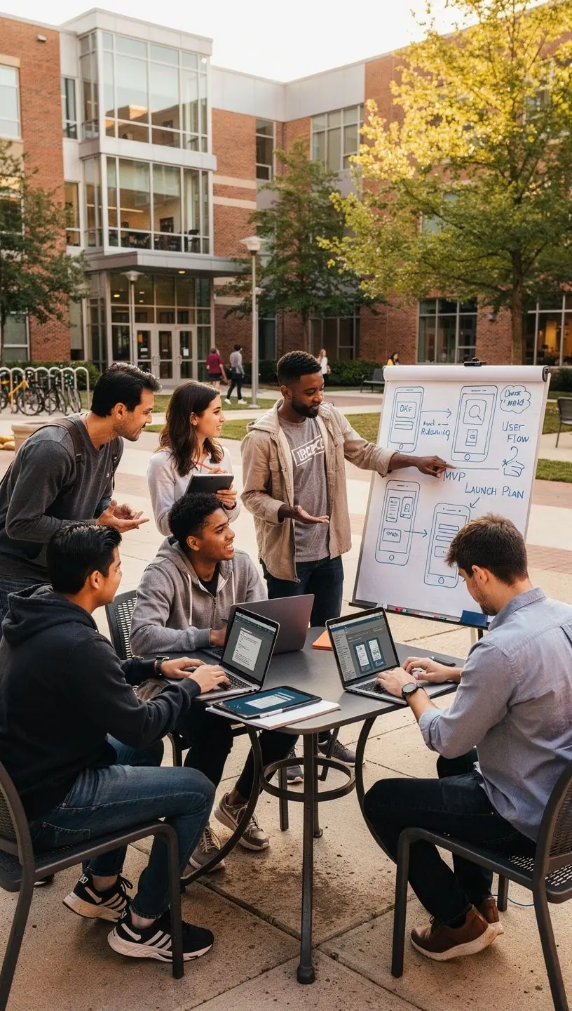 Modern office workspace